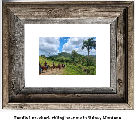 family horseback riding near me in Sidney, Montana